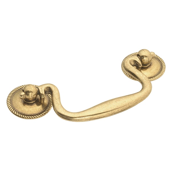 Hickory Hardware Rosette Backplate Pull 3 Inch Center to Center - P8049-LP