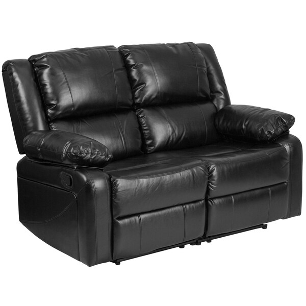 Flash Furniture Loveseat, 35" to 64" x 38", Upholstery Color: Black - BT-70597-LS-GG