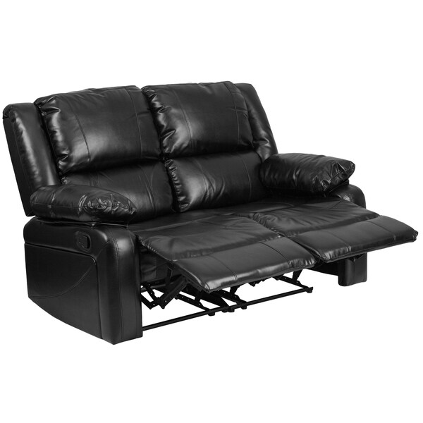 Flash Furniture Loveseat, 35" to 64" x 38", Upholstery Color: Black - BT-70597-LS-GG