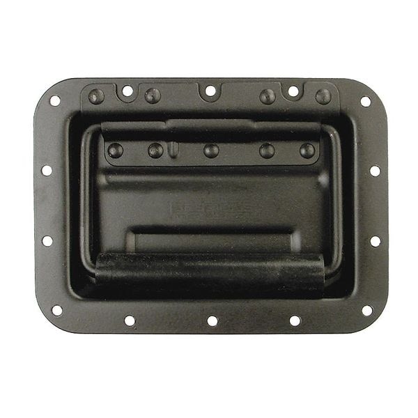 Monroe Pmp Recessed Folding Pull Handle, Steel, Unthr. Through Holes - PH-0309