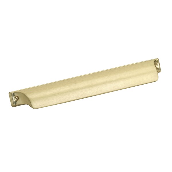 Amerock Jolene 6-5/16 in 160 mm Center-to-Center Matte Gold Cabinet Cup Pull - BP4523160MG