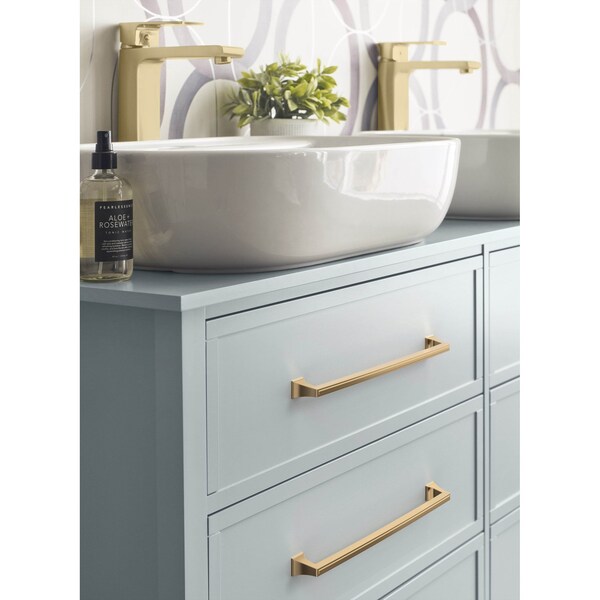 Amerock Mulholland 12-5/8 inch 320mm Center-to-Center Champagne Bronze Cabinet Pull - BP53537CZ