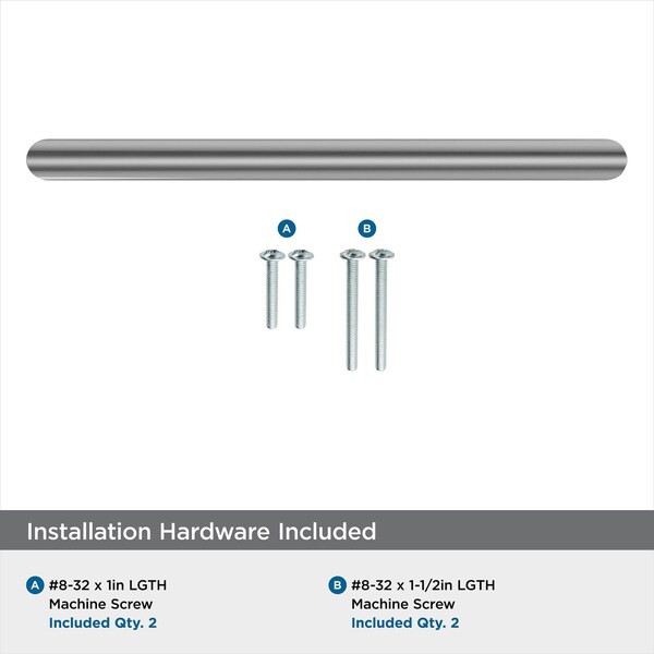 Amerock Revolve 6-5/16 in 160 mm Center-to-Center Polished Chrome Cabinet Pull - BP3685426