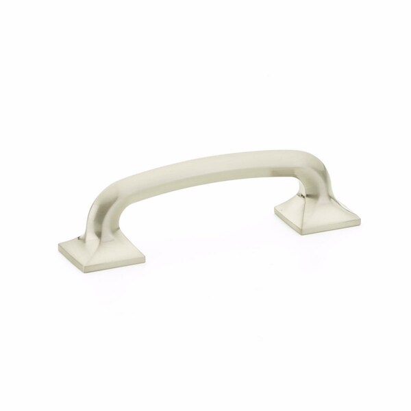 Schaub 3-1/2in Center to Center Northport Cabinet Pull Brushed Nickel Finish - 205-BN