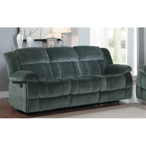 Made4Mattress Laurelton Double Reclining Sofa in Chocolate - MA2989911