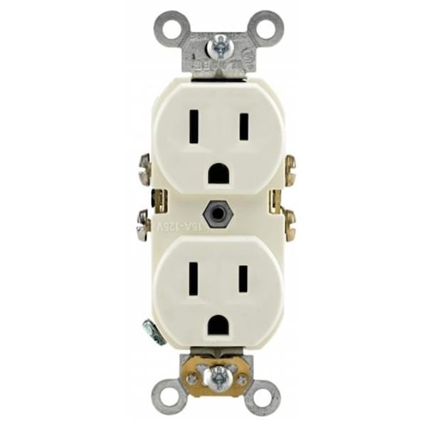 Leviton Leviton Mfg 250-WBR15-00Y 15 Amp Weatherproof Outdoor Outlet - 250-WBR15-00Y