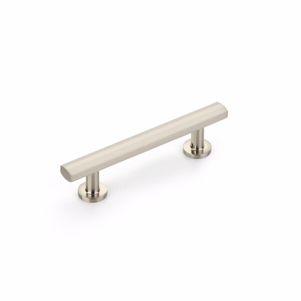 Schaub 3-1/2in Center to Center Heathrow Cabinet Pull Brushed Nickel Finish - 560-BN