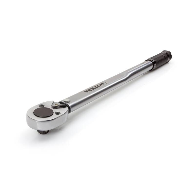 TEKTON 1/2 in. Drive Click Torque Wrench (10-150 ft.-lb.) - 24335