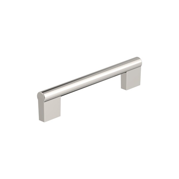 Amerock Versa 5-1/16 inch 128mm Center-to-Center Polished Nickel Cabinet Pull - BP36913PN