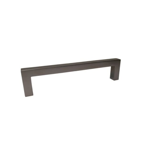 Crown 5-1/2" Modern Square Cabinet Pull with 5" Center to Center Dark Pewter Finish - CHP87227DP