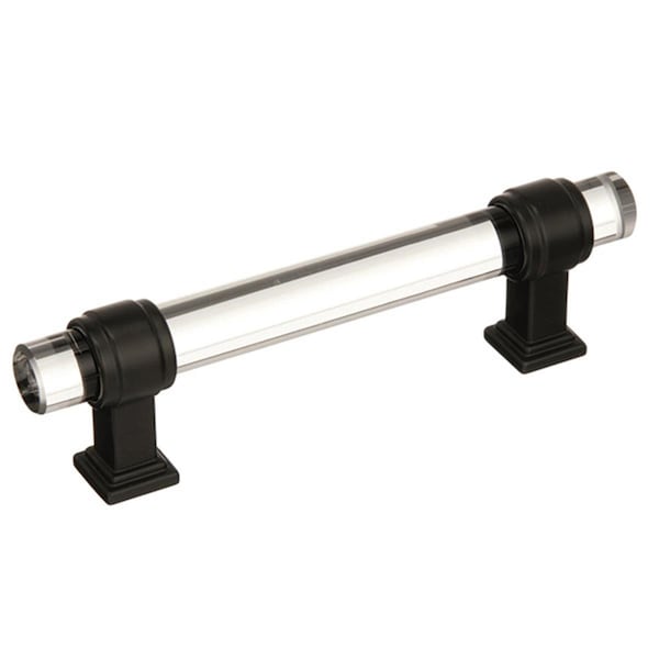 Gardencare 96 mm Glacio Cabinet Pull - Clear, Black Bronze - GA900888