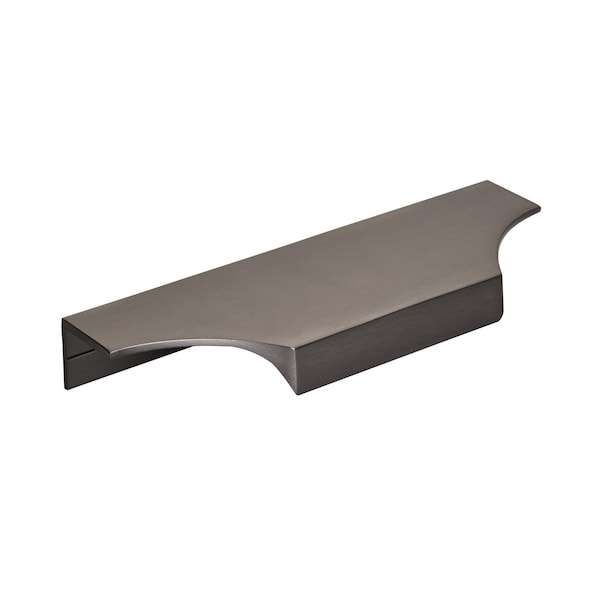 Amerock Extent 4-9/16 in 116 mm Center-to-Center Black Chrome Cabinet Edge Pull - BP36751BCR