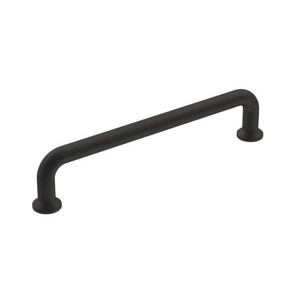 Amerock Factor 5-1/16 in 128 mm Center-to-Center Matte Black Cabinet Pull - BP36782FB