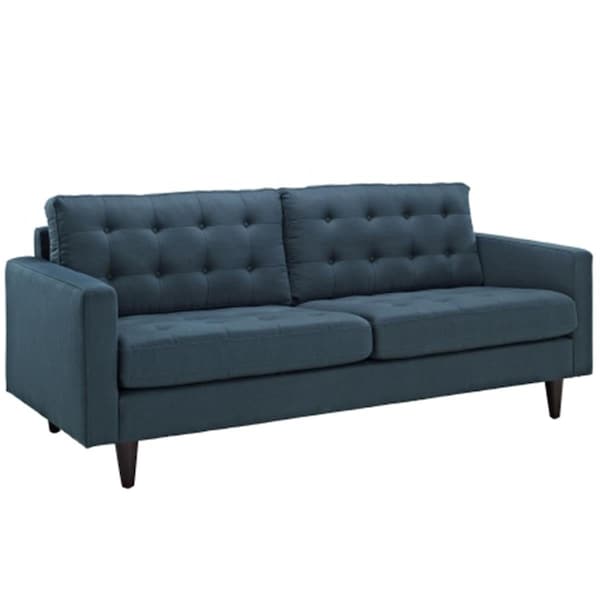 East End Imports Empress Upholstered Sofa- Azure - EEI-1011-AZU