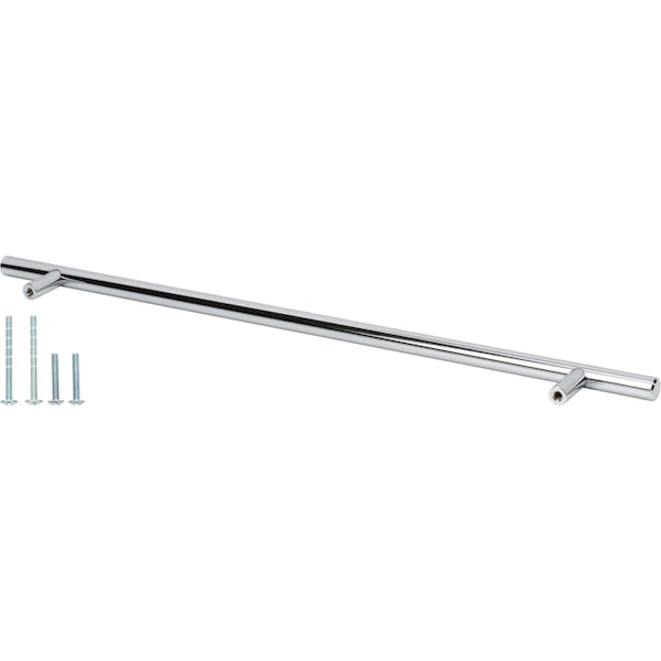 Designperfect 12-9/16'' Center-to-Center Bar Pull, Polished Chrome - DPA-T209PC