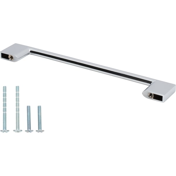 Designperfect 6-5/16'' Center-to-Center Handle Pull, Polished Chrome - DPA-S795PC