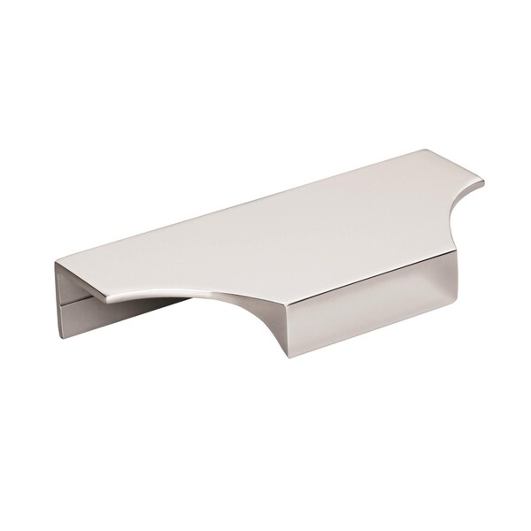 Amerock Extent 4-3/16 in 106 mm Center-to-Center Polished Chrome Cabinet Edge Pull - BP3675026