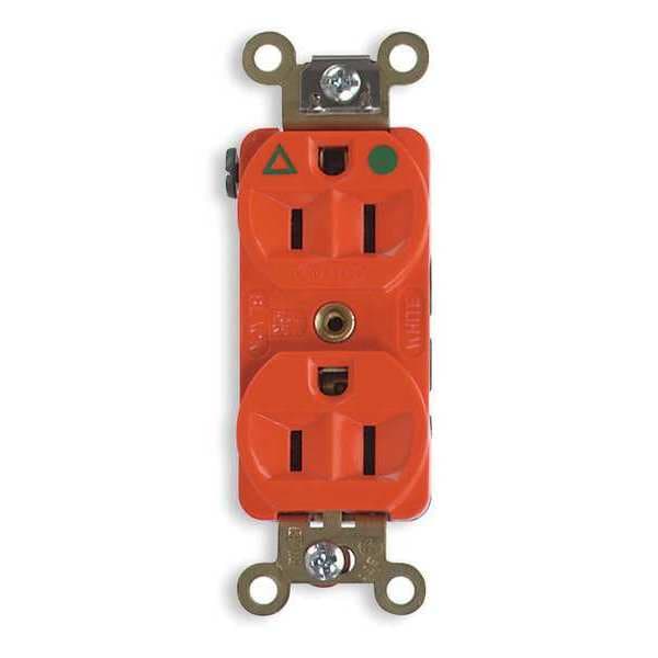 Hubbell 20A Duplex Receptacle 125VAC 5-20R IV - IG5362I