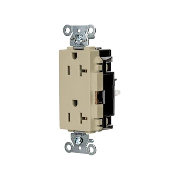 Hubbell Receptacle, 1 hp, 125V AC, NEMA 5-20R - HBL2162STI