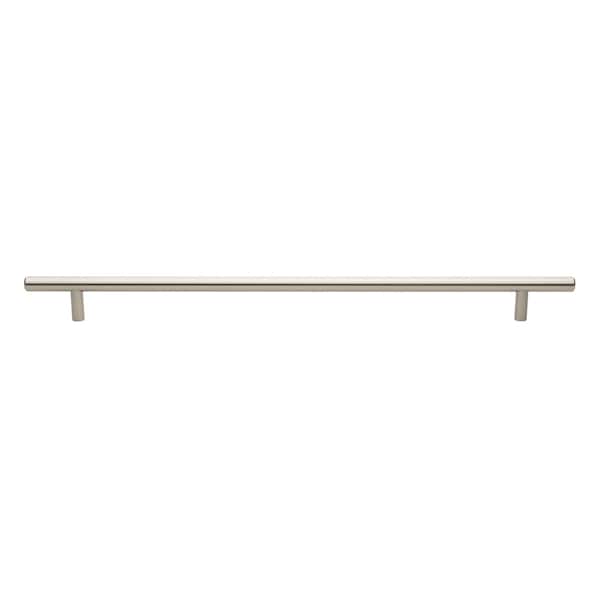 Gliderite Hardware 13 in. Center to Center Satin Nickel Solid Steel Bar Pull - 5016-330-SS, 10PK - 5016-330-SS-10