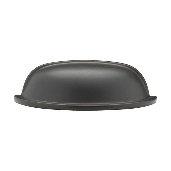 Richelieu 3 in. (76 mm) Center-to-Center Oil-Rubbed Bronze Traditional Cup Pull - BP30388ORB