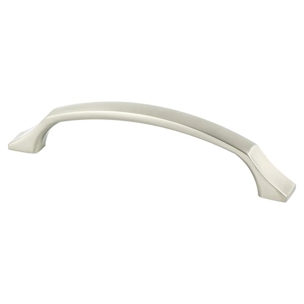 Berenson 128 mm CC Century Edge Pull with Brushed Nickel - 1212-1BPN-P
