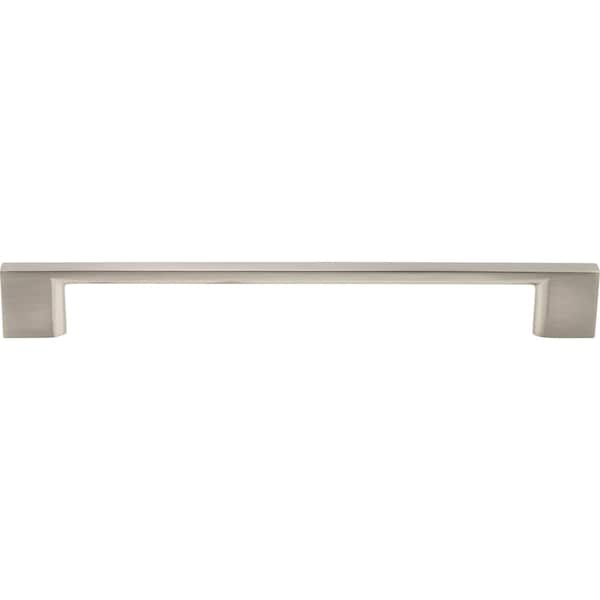 Designperfect 7-9/16'', Center-to-Center Handle Pull, Brushed Satin Nickel - DPA-S796SNB