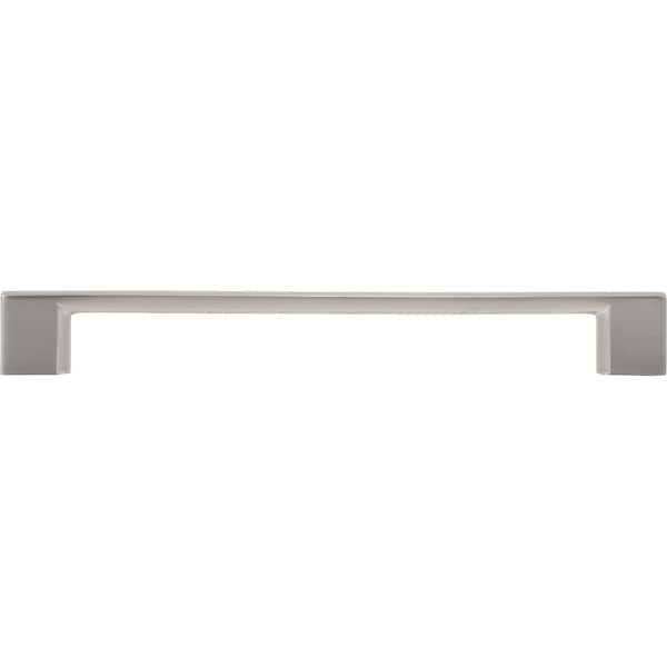 Designperfect 7-9/16'', Center-to-Center Handle Pull, Brushed Satin Nickel - DPA-S796SNB
