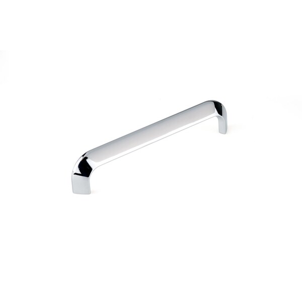 Richelieu 6 5/16 in (160 mm) Center-to-Center Chrome Contemporary Drawer Pull - 7884160140