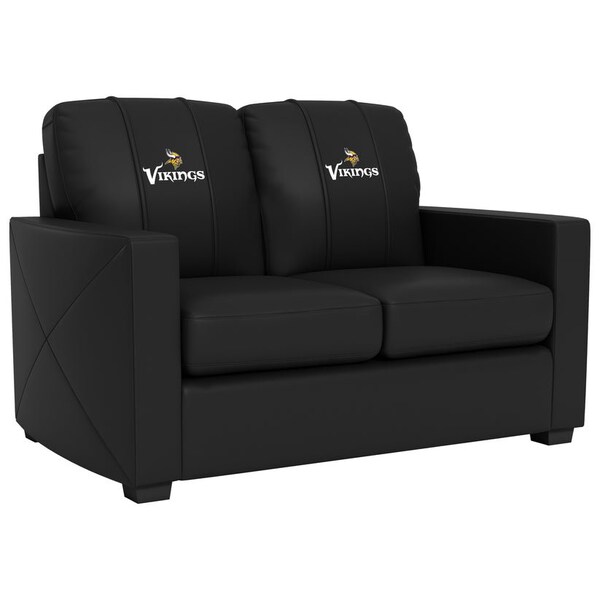 Dreamseat Silver Loveseat with Minnesota Vikings Secondary Logo - XZ7759003LSCDBK-PSNFL20096
