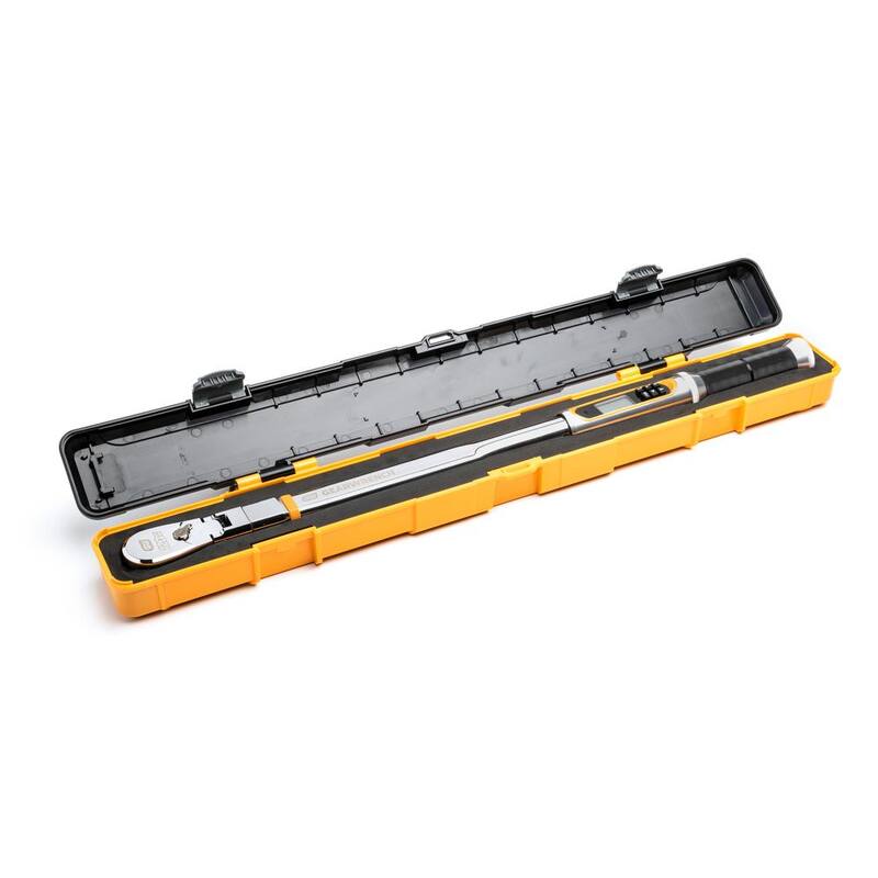 GEARWRENCH 1/2 in. Drive 120XP 50-250 ft./lbs. Flex-Head Electronic Torque Wrench with Angle - 85196