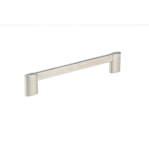 Richelieu 6-5/16 in. (160 mm) Center-to-Center Brushed Nickel Contemporary Drawer Pull - BP8728160195
