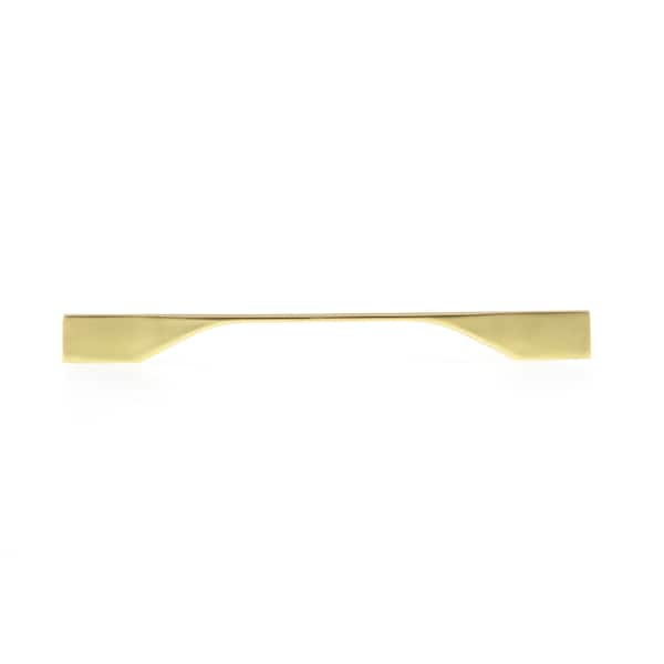 Richelieu 8 13/16 in to 10 1/8 in (224 mm to 256 mm) Brushed Gold Contemporary Drawer Pull - BP9253256165