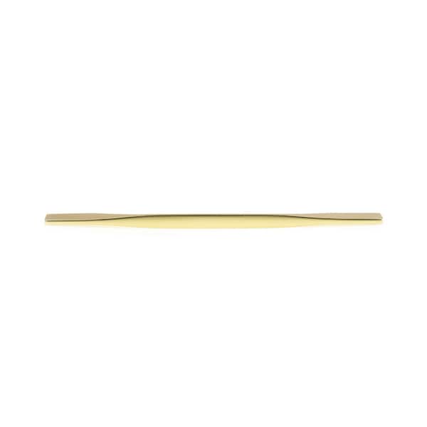 Richelieu 8 13/16 in to 10 1/8 in (224 mm to 256 mm) Brushed Gold Contemporary Drawer Pull - BP9253256165