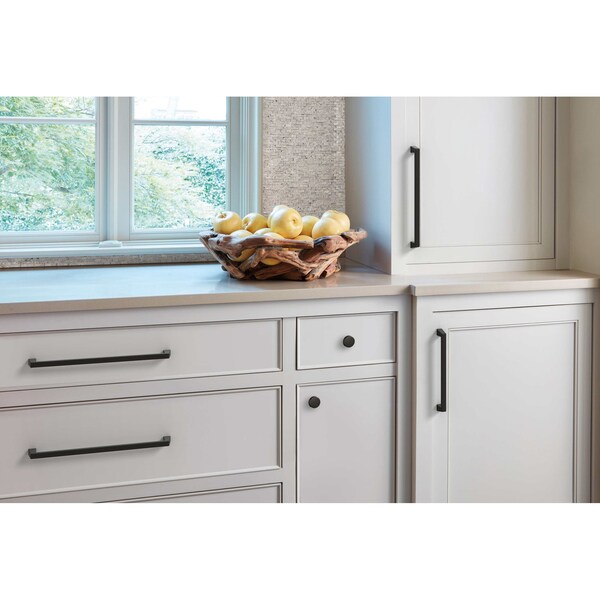 Amerock Blackrock 10-1/16 inch 256mm Center-to-Center Black Bronze Cabinet Pull - BP55283BBR