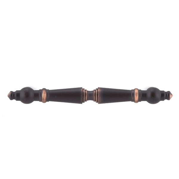 Richelieu 3-1/2 in. (89 mm) Center-to-Center Brushed Oil-Rubbed Bronze Traditional Drawer Pull - BP1454BORB