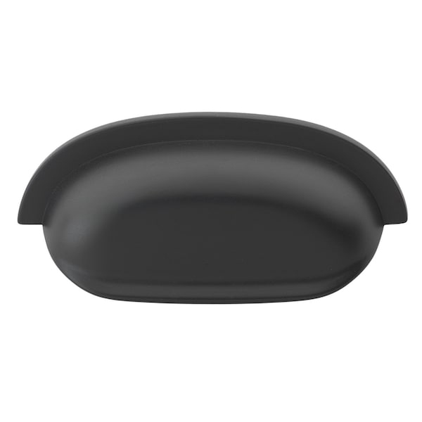 Gliderite Hardware 2-1/2 in. Center to Center Matte Black Classic Bin Pull - 4081-MB, 10PK - 4081-MB-10