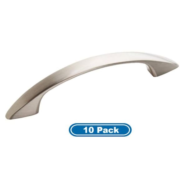 Amerock BP69153G10-10PACK 3" (76 mm) CTC Value Cab Pull Satin Nickel - BP69153G10-10PACK