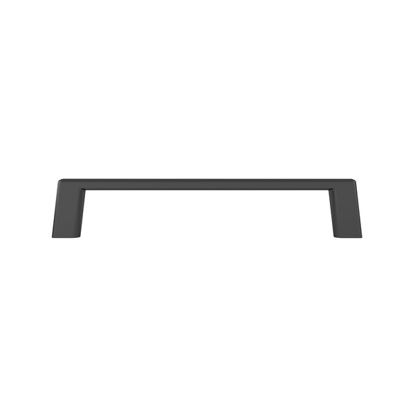 Richelieu Eglinton Collection 4-inch (102 mm) Matte Black Modern Rectangular Cabinet Pull - BP1076900