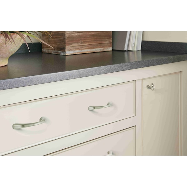 Amerock Vaile 3-3/4 in 96 mm Center-to-Center Satin Nickel Cabinet Pull, 10PK - 10BX53003G10