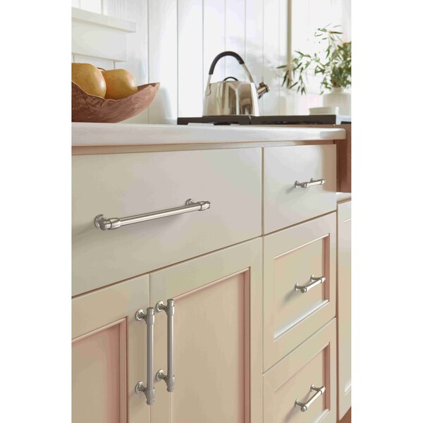 Amerock Winsome 3-3/4 in 96 mm Center-to-Center Satin Nickel Cabinet Pull - BP36766G10