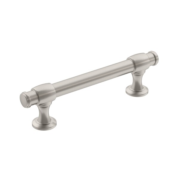 Amerock Winsome 3-3/4 in 96 mm Center-to-Center Satin Nickel Cabinet Pull - BP36766G10