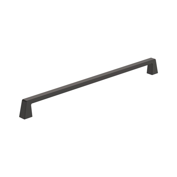 Amerock Blackrock 12-5/8 inch 320mm Center-to-Center Black Bronze Cabinet Pull - BP55284BBR