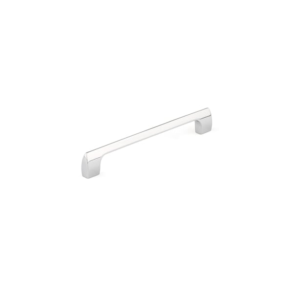 Richelieu 7-9/16 in. (192 mm) Center-to-Center Chrome Contemporary Drawer Pull - BP814192140