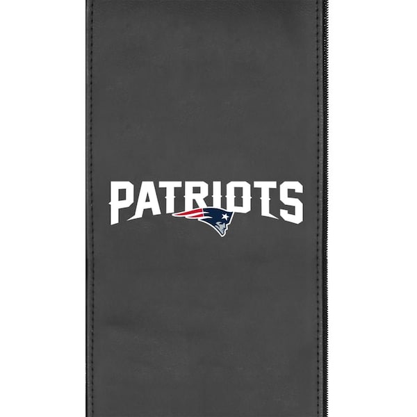 Dreamseat Silver Sofa with New England Patriots Secondary Logo - XZ7759001SOCDBK-PSNFL21001
