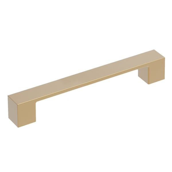 Heritage Designs Contemporary Pull 334 Inch 96mm Center to Center Brushed Brass Finish, 10PK - R078430BBX10B