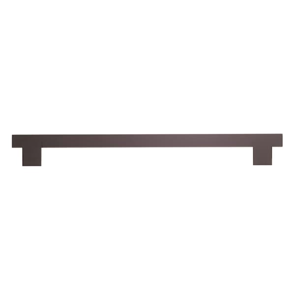 Richelieu 10-1/16 in. (256 mm) Center-to-Center Matte Black Contemporary Drawer Pull - BP905256900