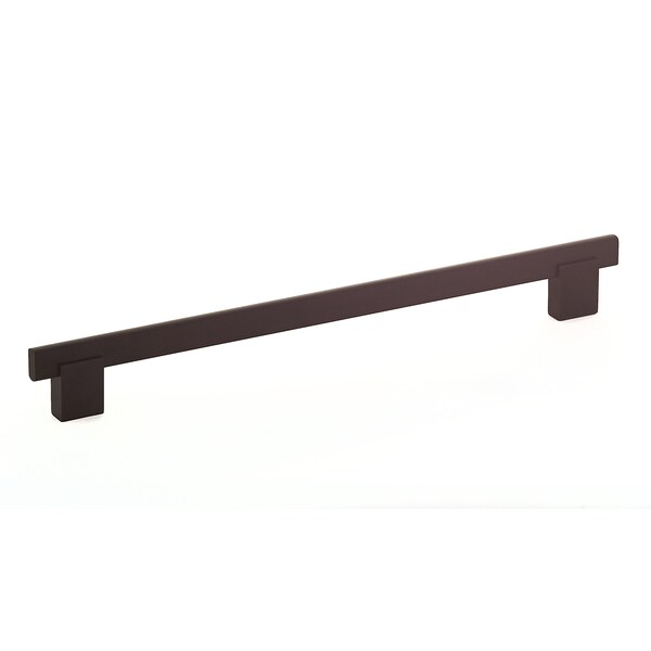 Richelieu 10-1/16 in. (256 mm) Center-to-Center Matte Black Contemporary Drawer Pull - BP905256900