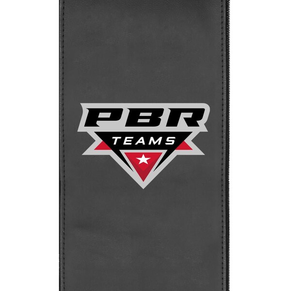 Dreamseat Silver Sofa with Professional Bull Riders Teams Logo - XZ7759001SOCDBK-PSPBR0001