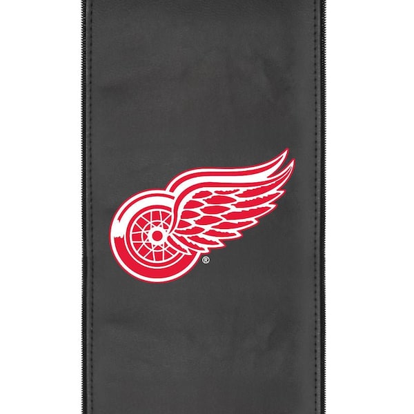 Dreamseat Silver Sofa with Detoit Red Wings Logo - XZ7759001SOCDBK-PSNHL41000
